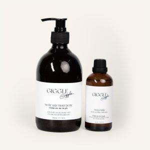 Combo nước gội thảo dược và tinh dầu thảo dược