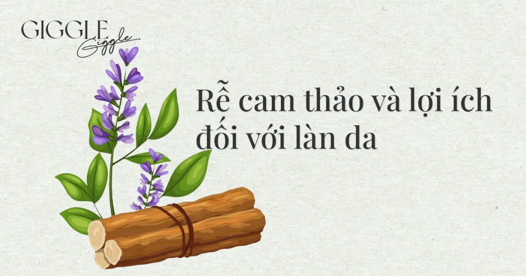 Rễ cam thảo và lợi ích đối với làn da
