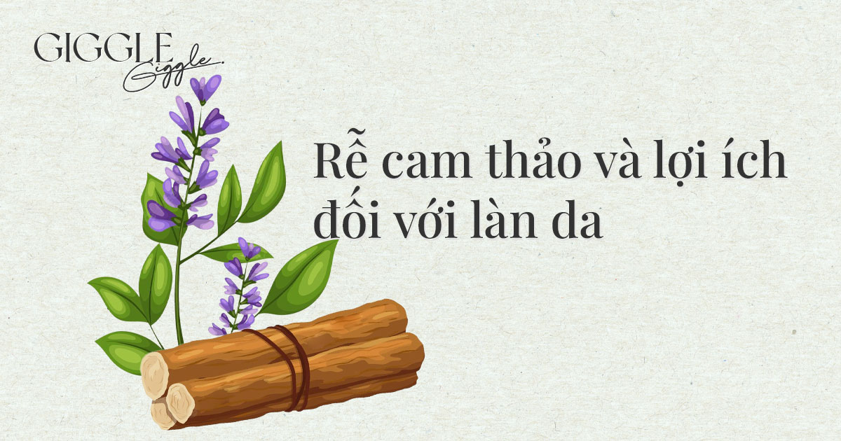 Rễ cam thảo và lợi ích đối với làn da